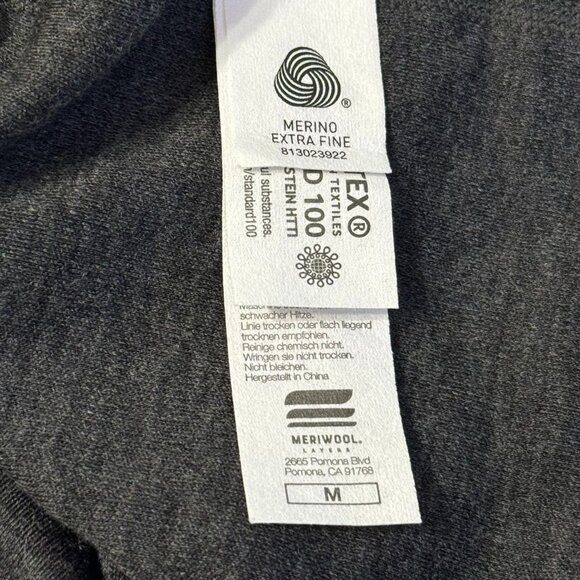 MERIWOOL Women's Base Layer 100% Merino Wool Midweight 250g Half Zip Sweater - Picture 7 of 7